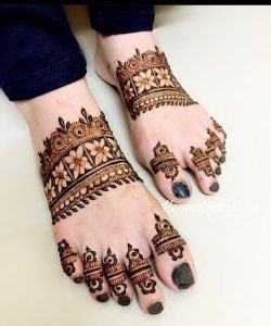 Full Legs Henna Design