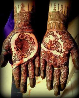 8 Awesome Krishna Mehndi Designs For Janmashtami 2016 | LivingHours