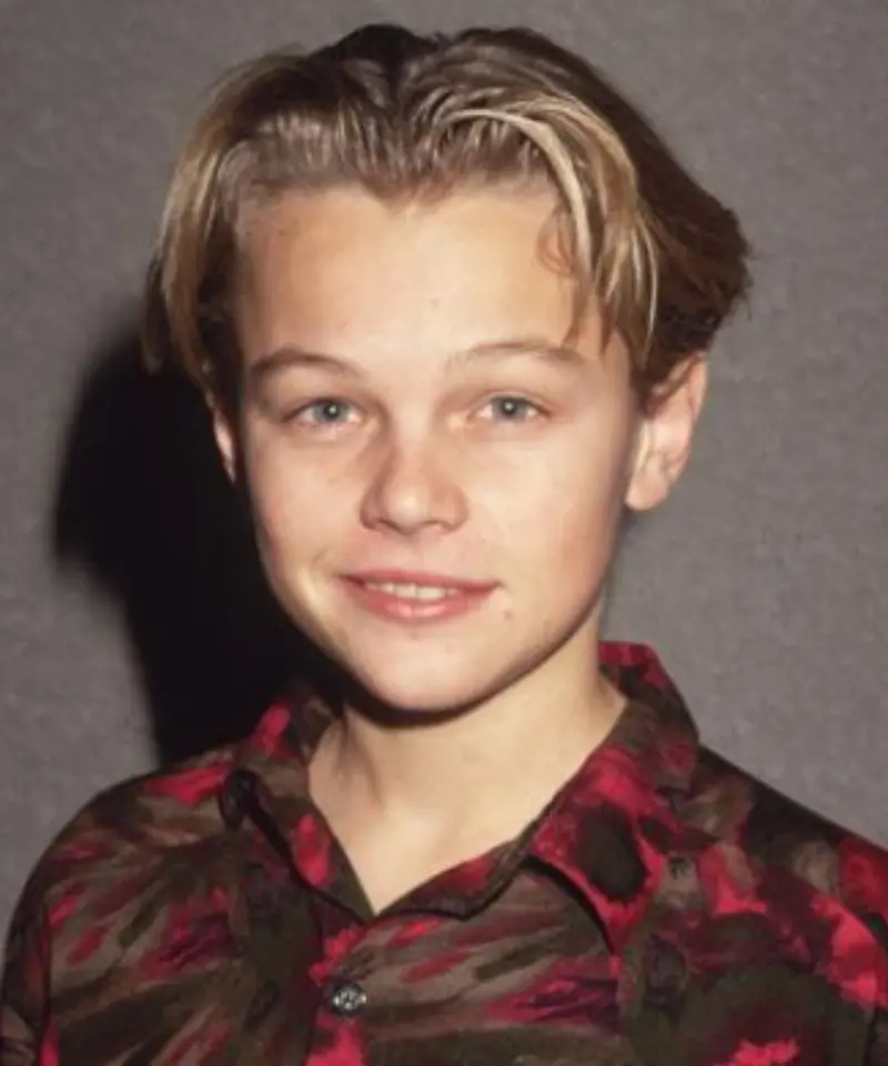 Leonardo Dicaprio's 90s hairstyle